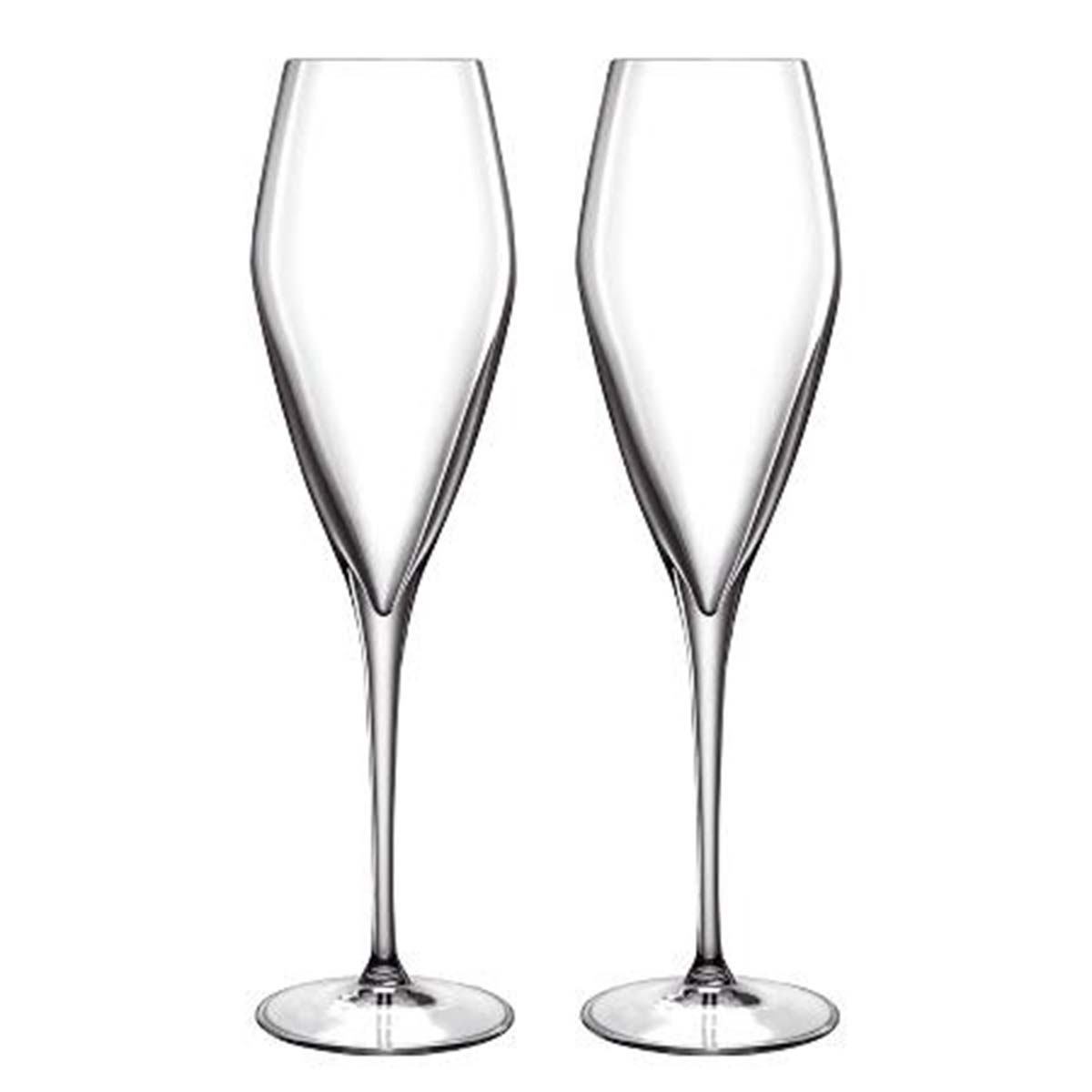 Luigi Bormioli Atelier Champagneglas prosecco 25,4 cm 27 cl 2 stk. Klar