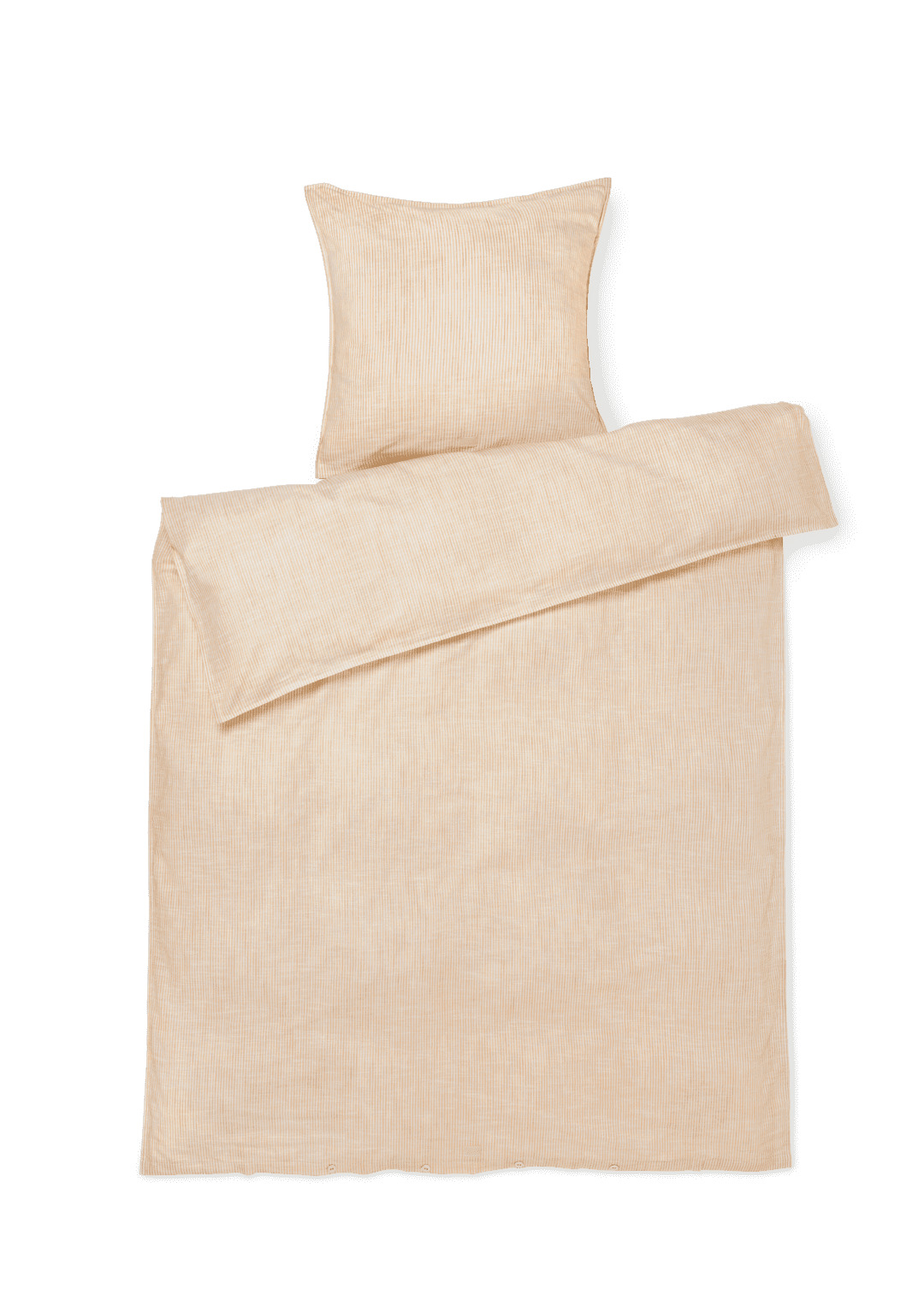 Monochrome Lines Sengetøj 140x220 cm okker/hvid DK* Monochrome Lines Sengetøj 140x220 cm okker/hvid DK*