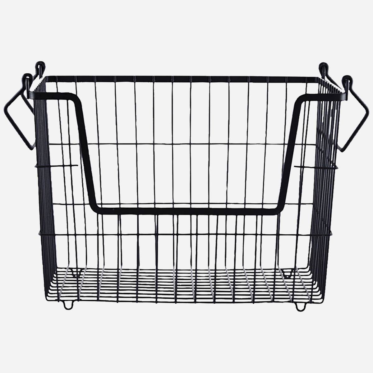 House Doctor - Taw Kurv, H 23,5 cm, mat sort billede