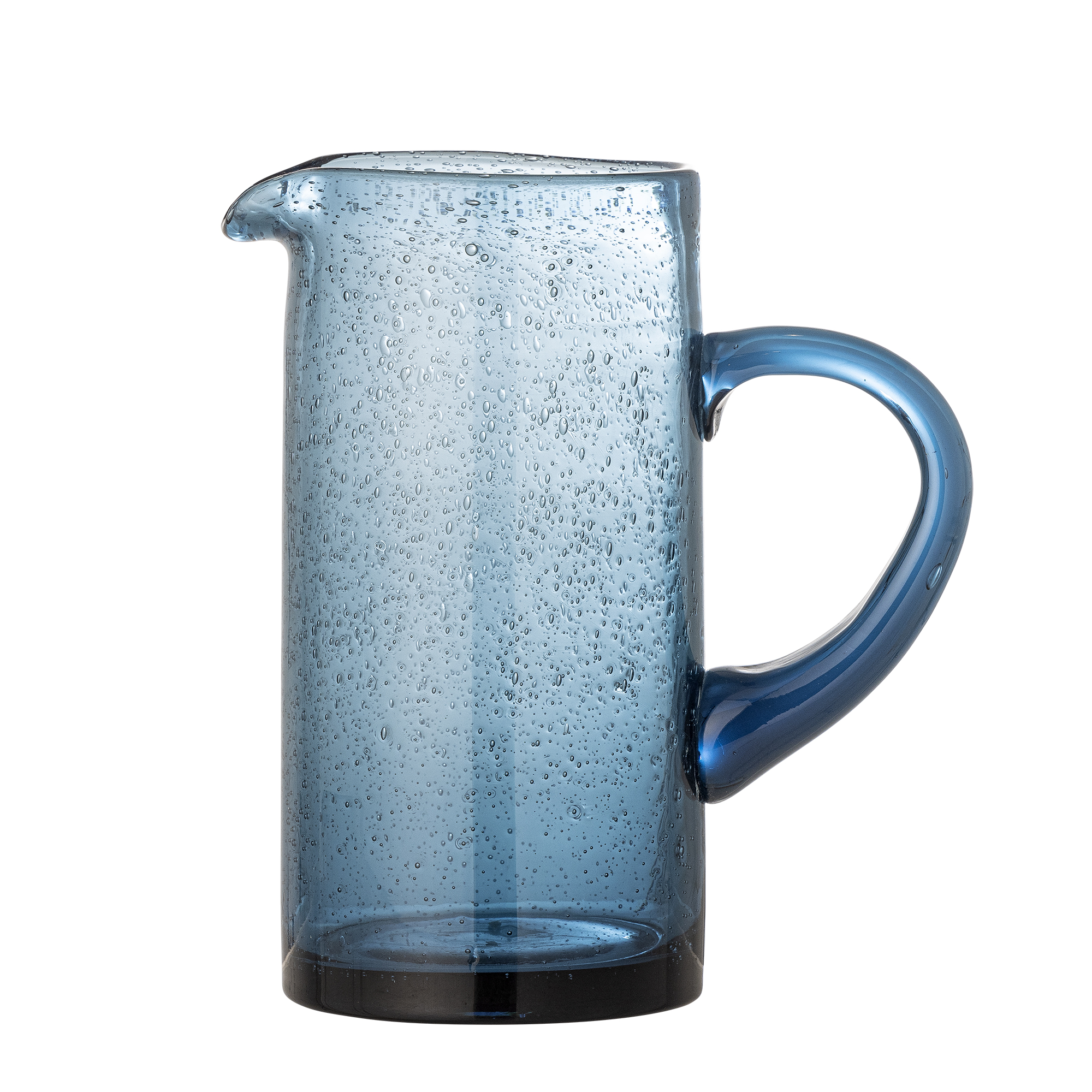 Bloomingville - Tabby Kande, Blå, Glas, D17xH19,5 cm