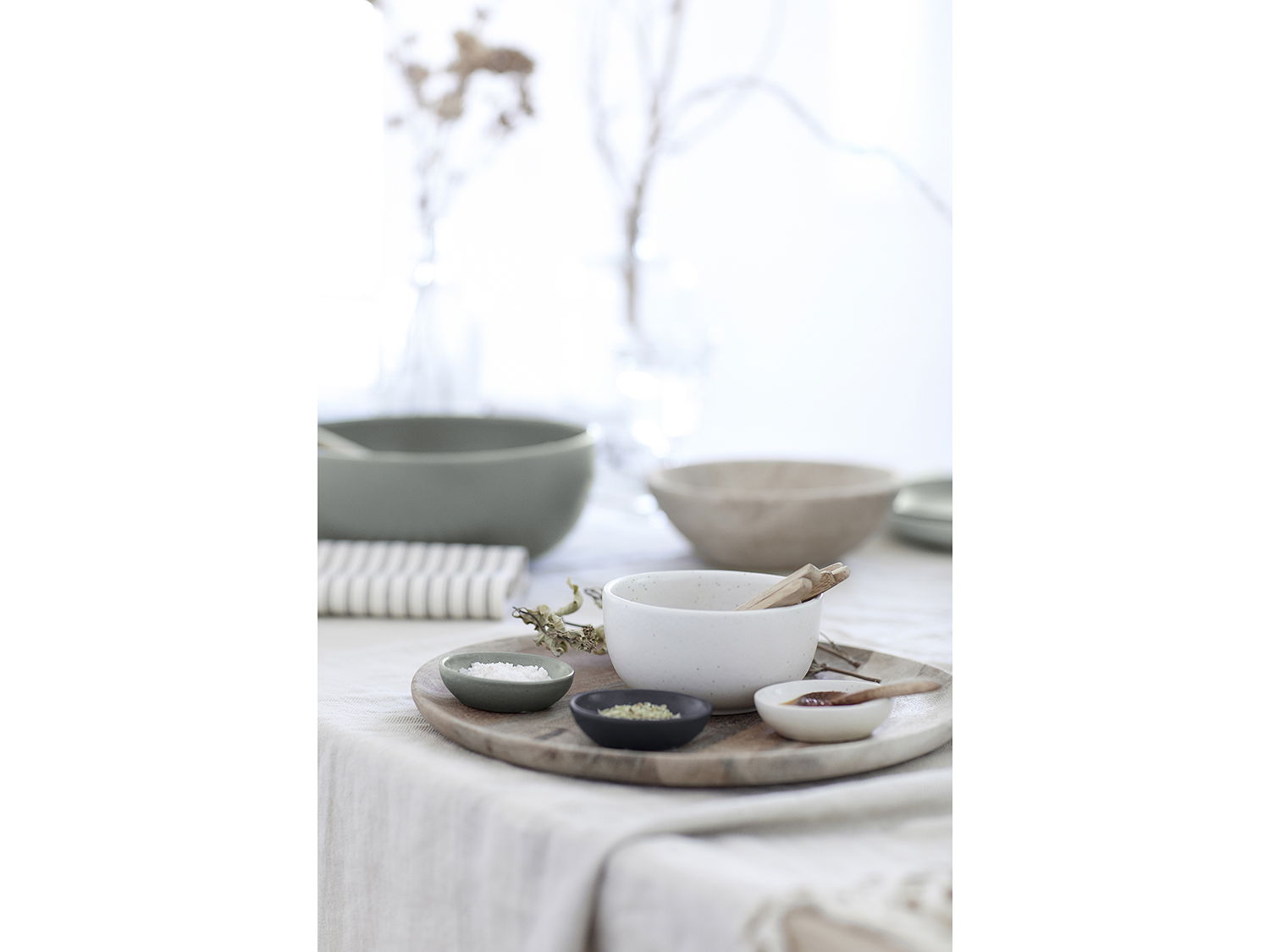 Smørportionsskål Pacifica 7,2 cm Artichoke Keramik