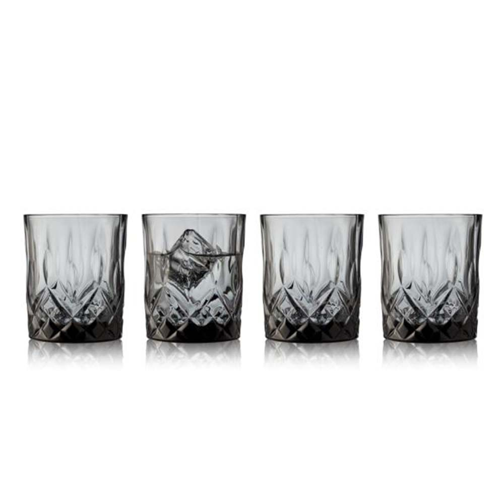 Se Lyngby Glas Sorrento whiskyglas 32 cl, 4 stk - Smoke hos Rikki Tikki Shop