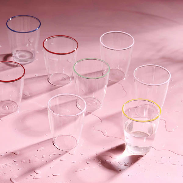 LIFE IN COLOUR Art Glas Candyfloss 29 cl.