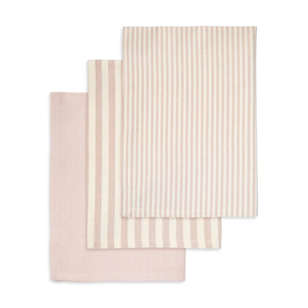 Engholm Textiles - Viskestykke Recycle 50X70 cm, 3 stk, Rosa