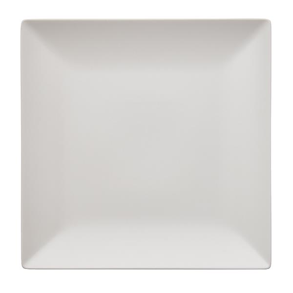 Aida - Quadro - flad tallerken Hvid 1 stk 26x26 cm billede