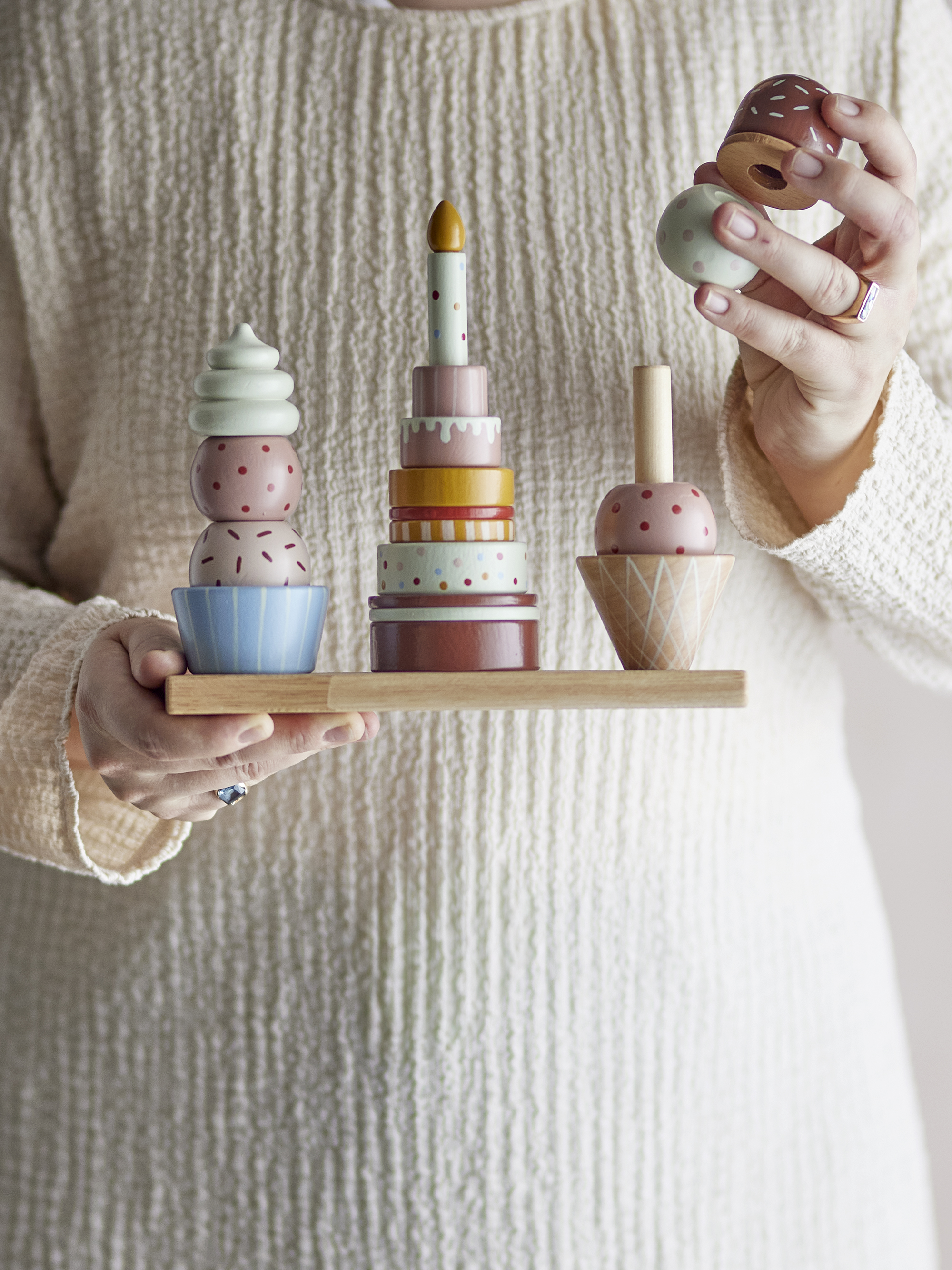 Celebrate Aktivitetslegetøj, Multifarvet, FSC®100%, Beech, L20,5xH23xW7 cm, Set of 18