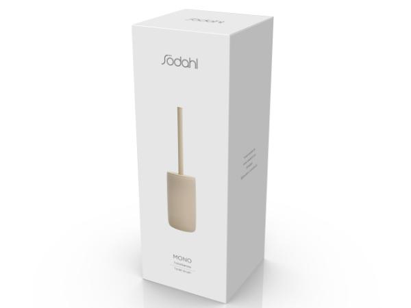 Södahl Mono Toiletbørste Dia 9 x 40 cm Beige