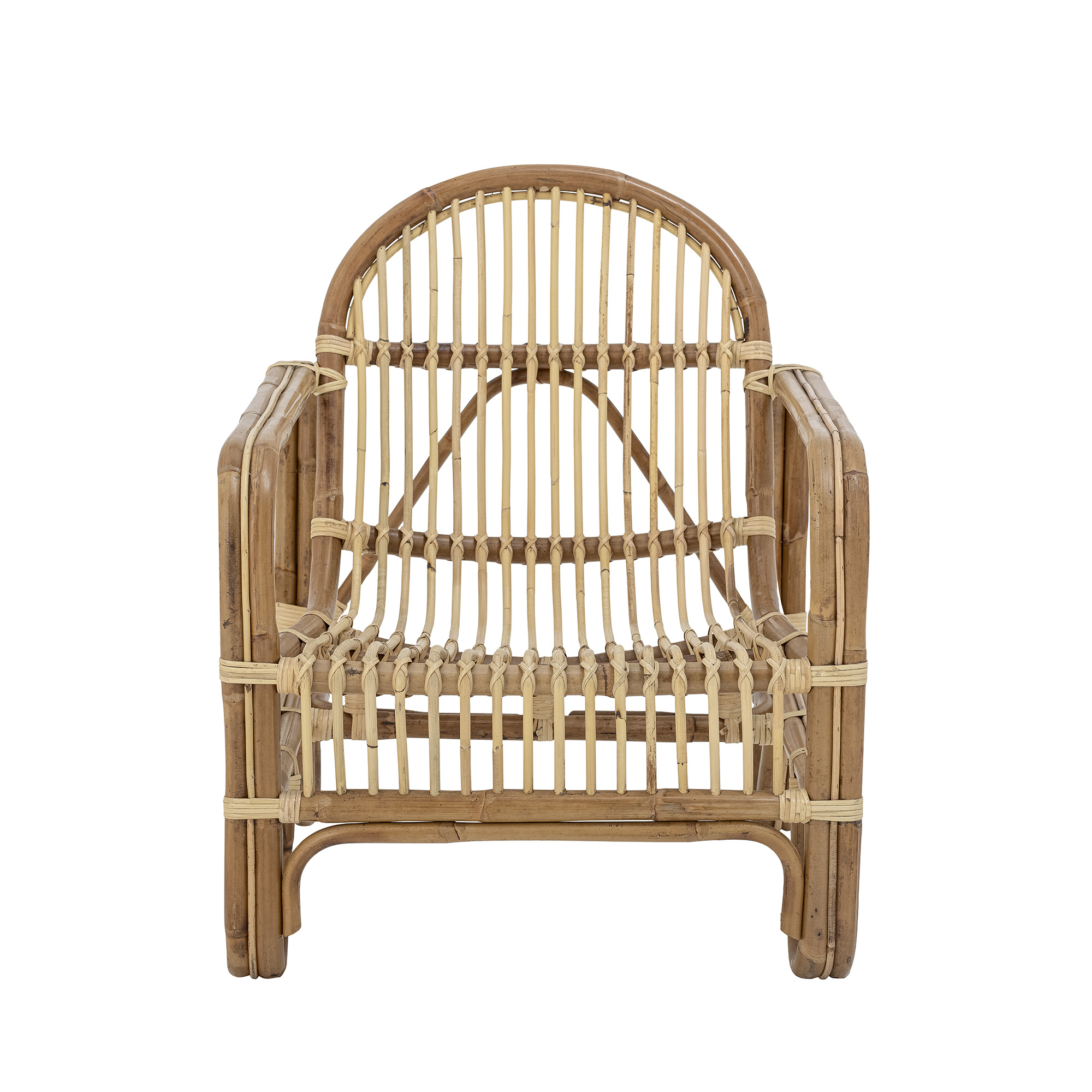 Bloomingville - Baal Loungestol, Natur, Rattan, L61xH75xW77 cm