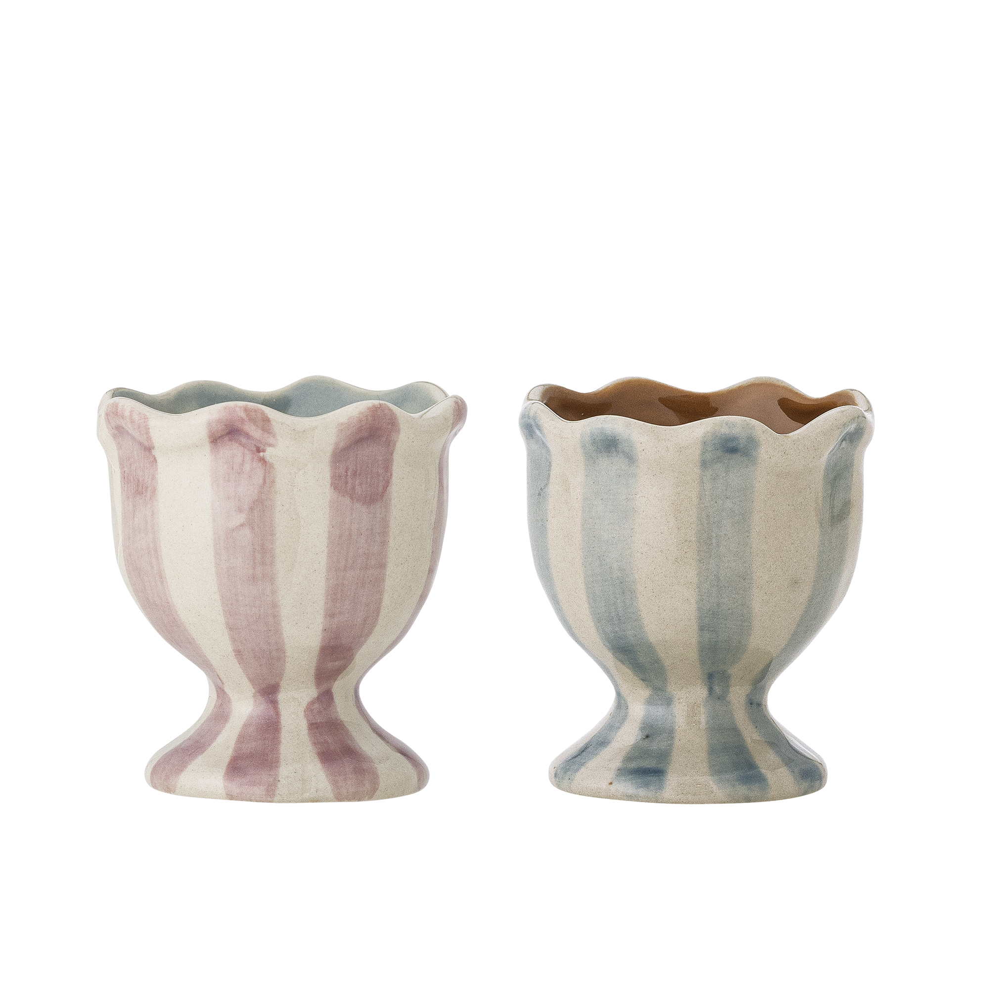 Bloomingville - Willa Æggebæger, Multifarvet, Stentøj, D5xH5 cm, Set of 2