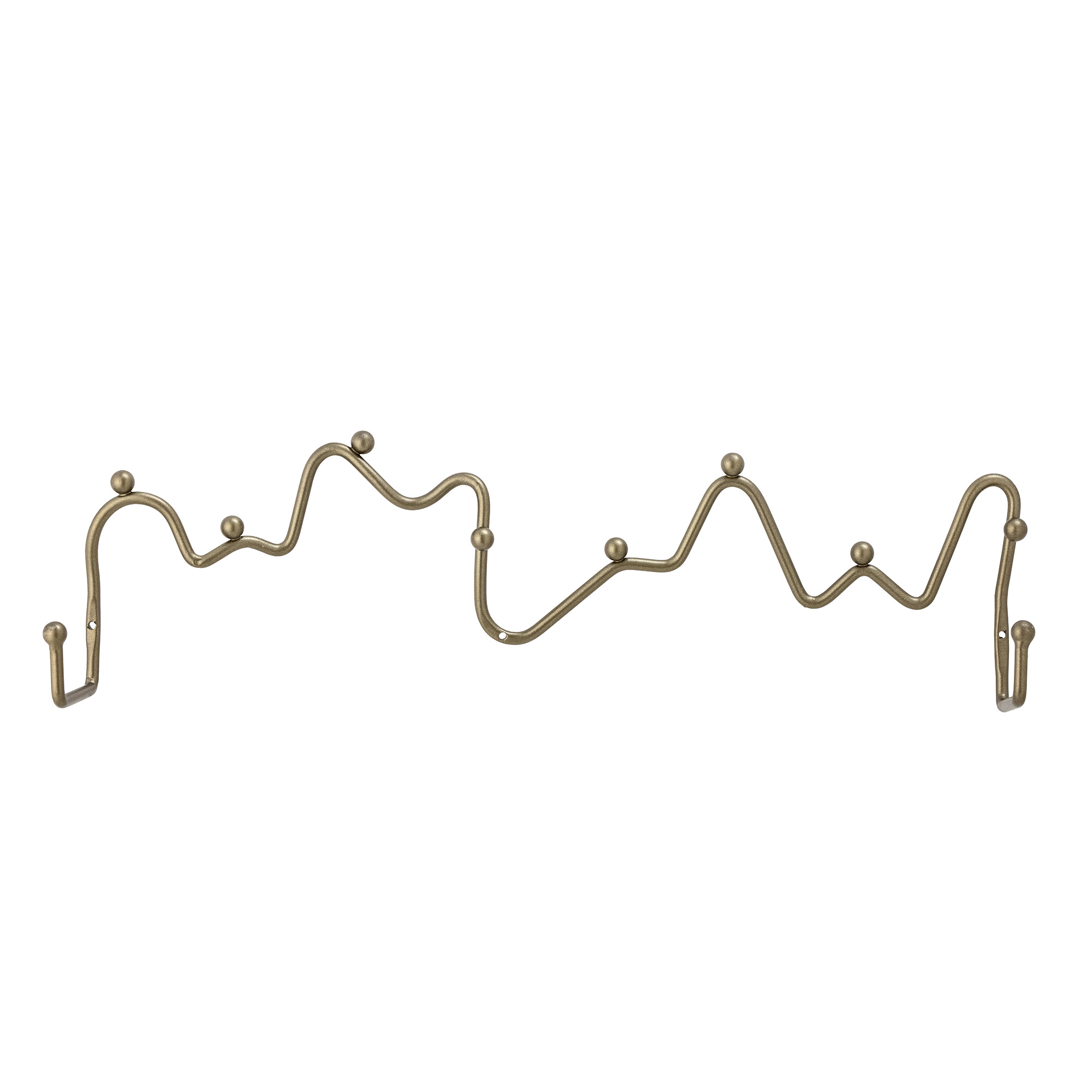 Bloomingville - Blu Knagerække, Brass, Metal, L44xH11,5xW9 cm