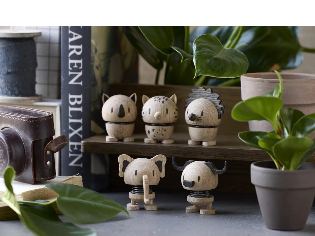 Hoptimist Løve 5,6 x 6,2 x 7,8 cm Lille Eg