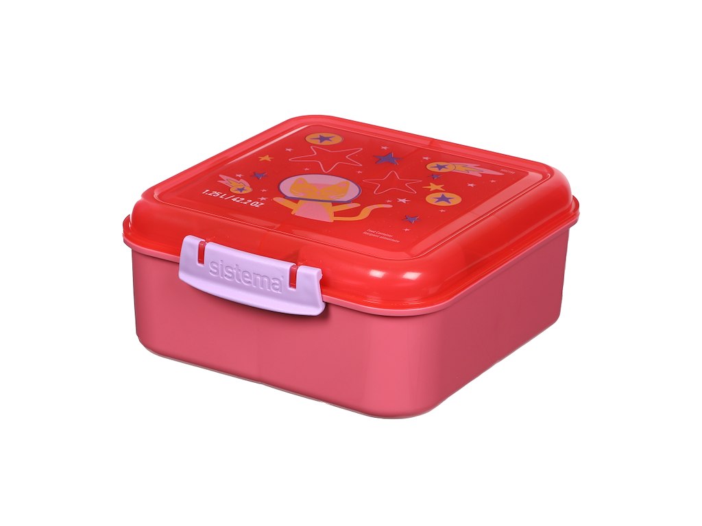 Sistema - Bento Cube 1,25L, Lunch Kids Pink