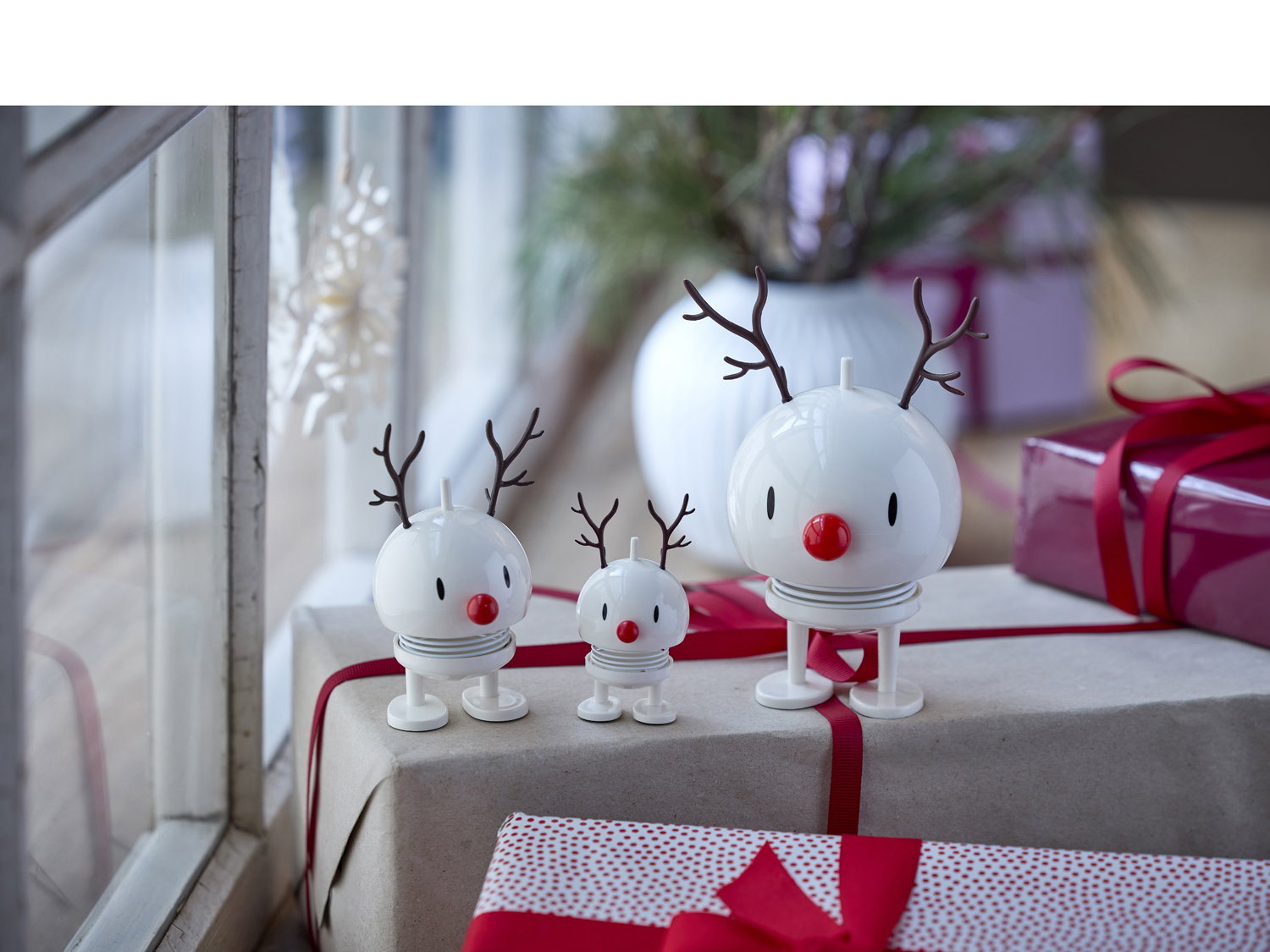 Hoptimist Reindeer Bumble XS Hvid