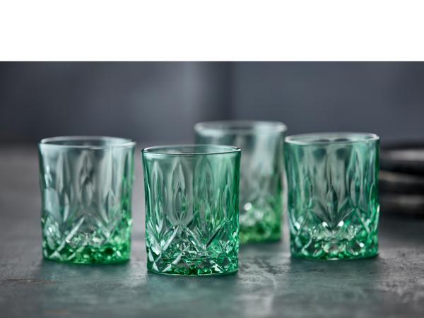 Lyngby Glas Sorrento Whiskyglas 32 cl 4 stk. Grøn