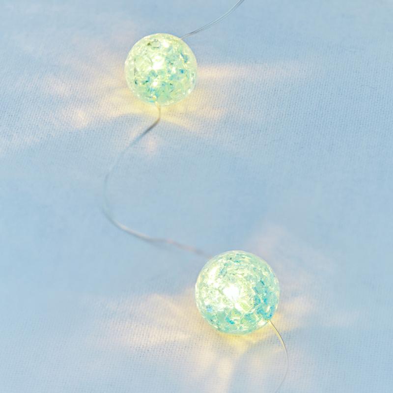 Maja Kugle, 20 LED, Blå, 2m+30cm