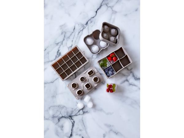 BITZ Iskugleform 12 x 11,8 x 5 cm Grå BITZ Iskugleform 12 x 11,8 x 5 cm Grå