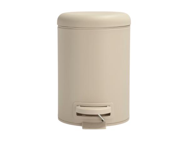 Södahl Mono Pedalspand Dia 17 x 25 cm 3 liter Beige