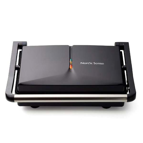 Nordic Sense Kontaktgrill Paninigrill 1000 watt Sort* Nordic Sense Kontaktgrill Paninigrill 1000 watt Sort*