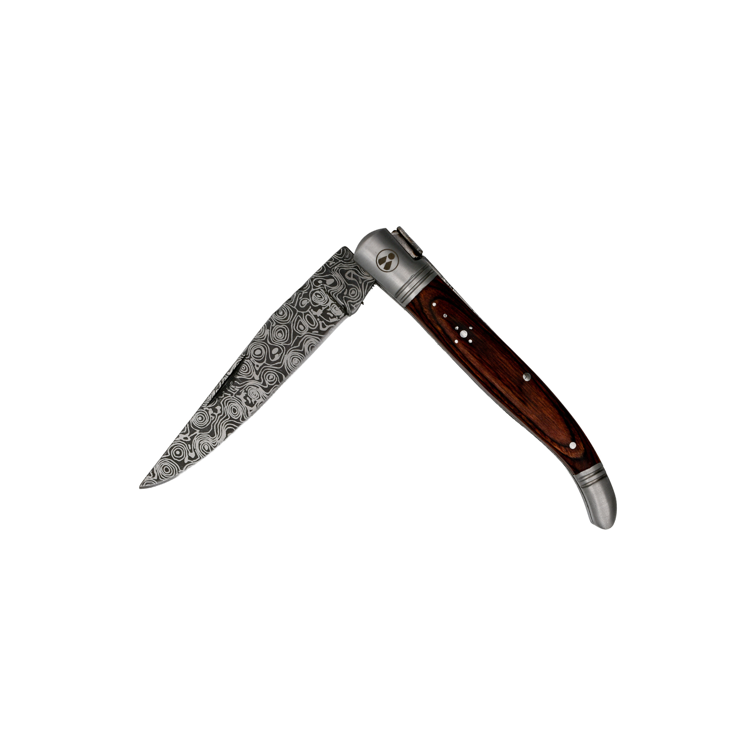 Laguiole Foldekniv Damas Style Pakka