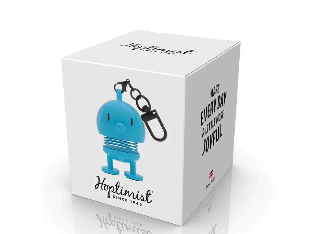 Hoptimist Bag charm 4x3,4x5,9 cm, Turkis