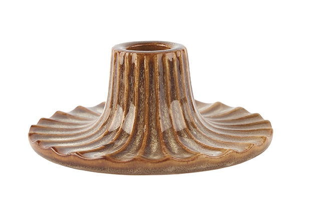 2Have - Lysestage Süss 5x12 cm Gylden Keramik