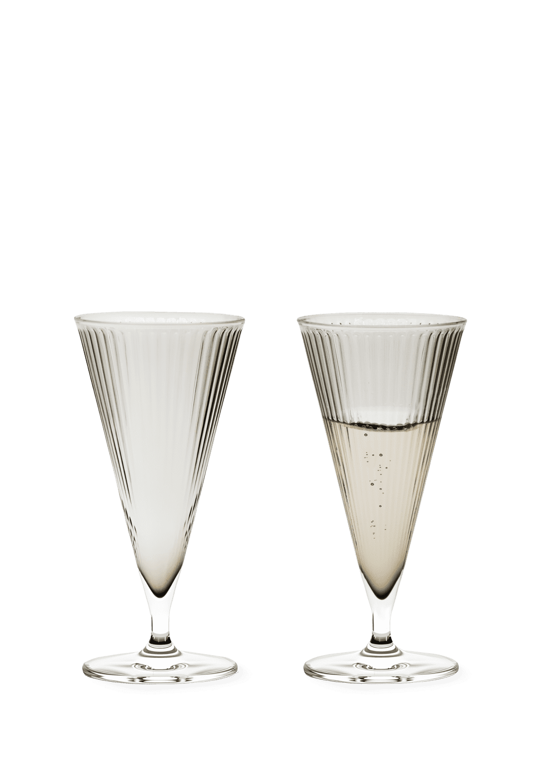 Grand Cru Nouveau Champagneglas 20 cl smoke 2 stk.