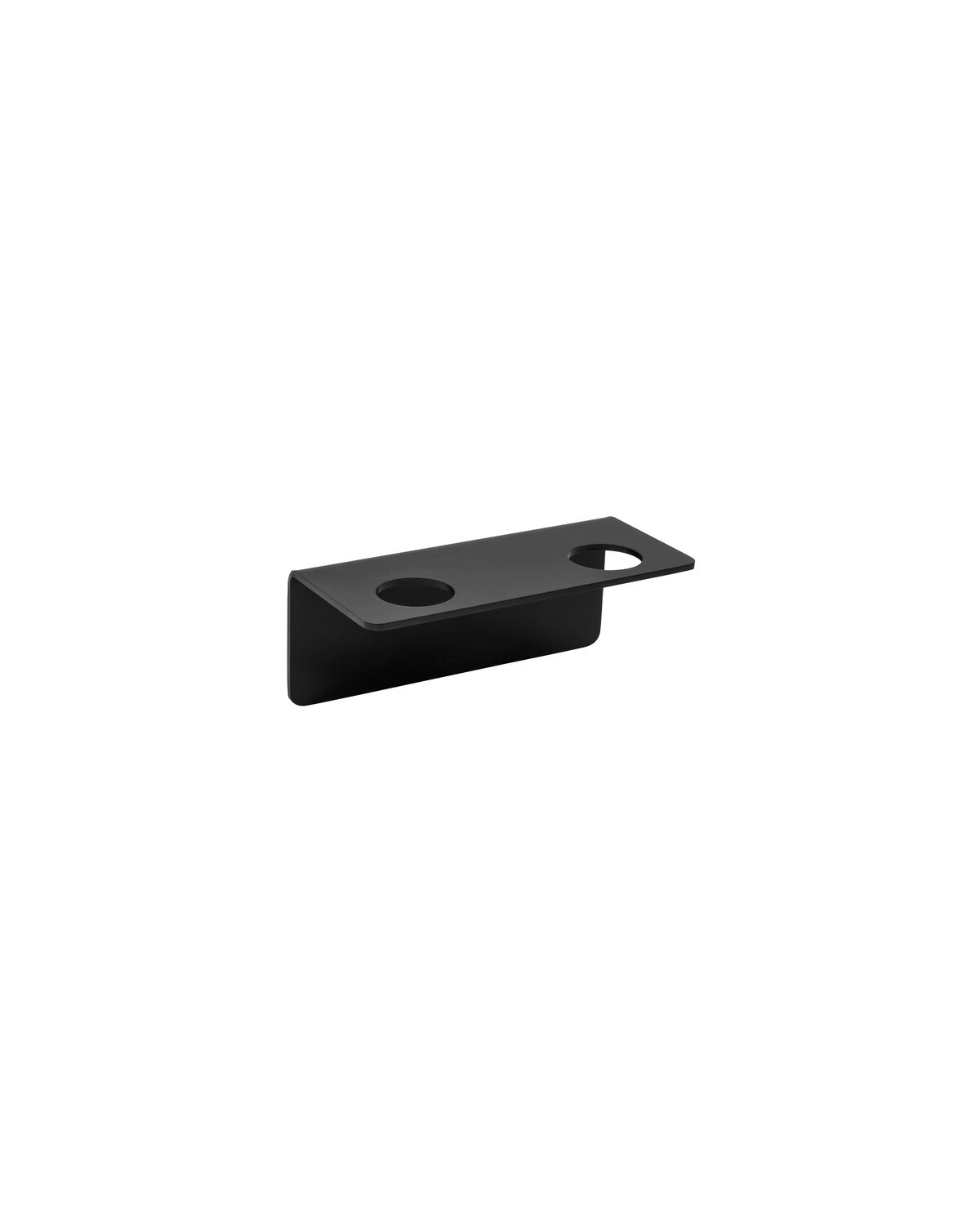 Meraki - Flaskeholder med 2 huller, , Sort billede