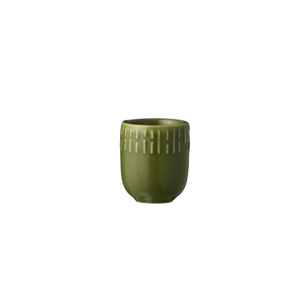 Aida - Confetti Olive mini kop med relief Porcelæn 5 cl.