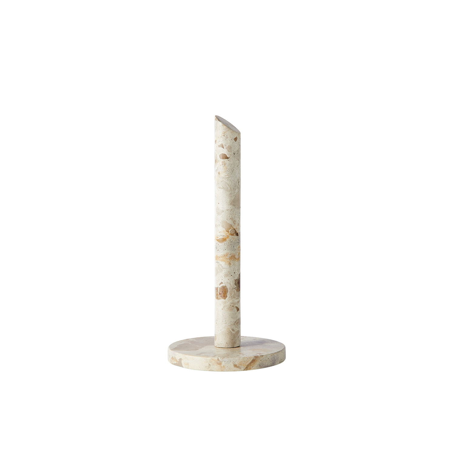 Køkkenrulleholder Vita - Seashell Marmor - Ø15xH31 cm