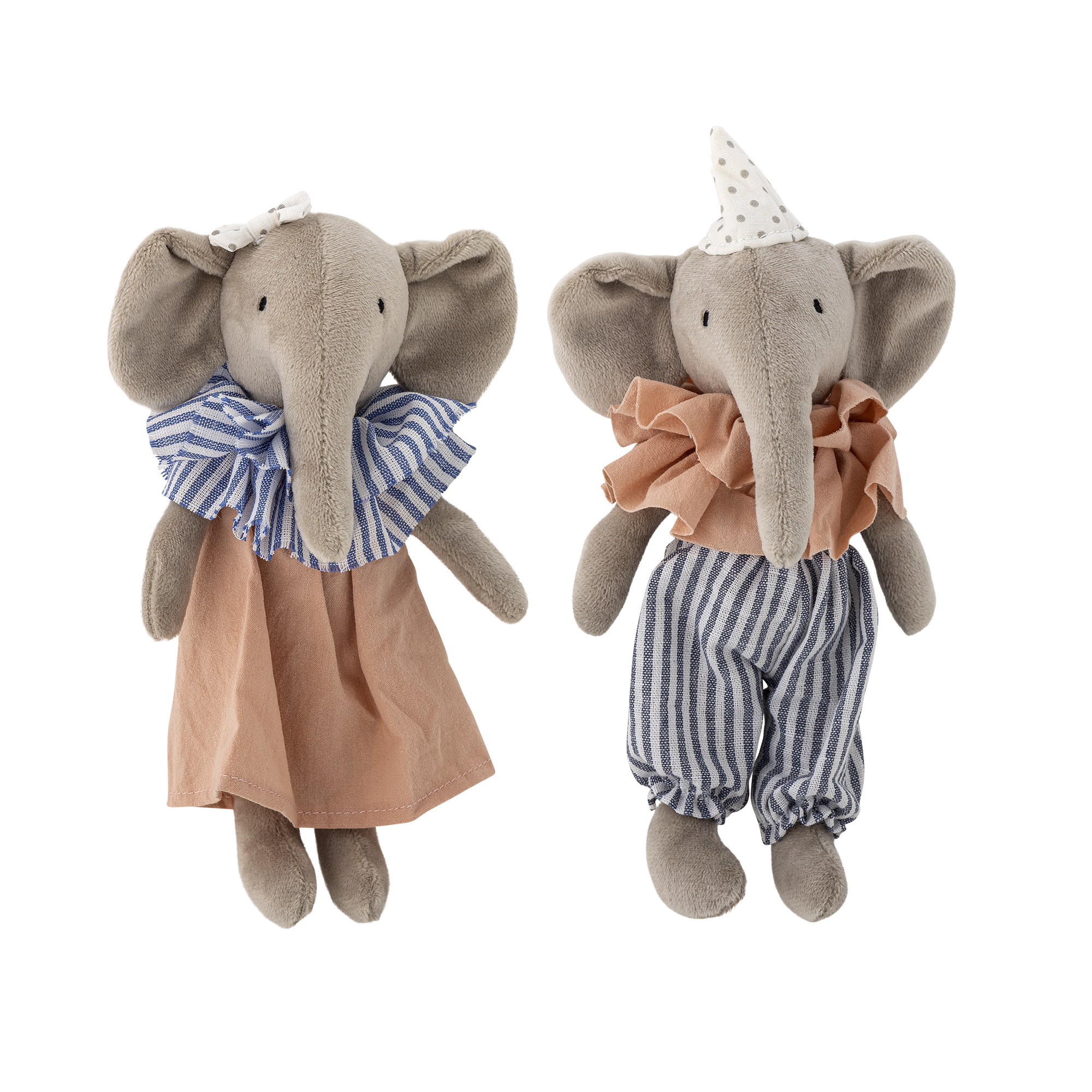 Bloomingville - Tiko Dukke, Multifarvet, Polyester, L18xH19xW5 cm, Set of 2