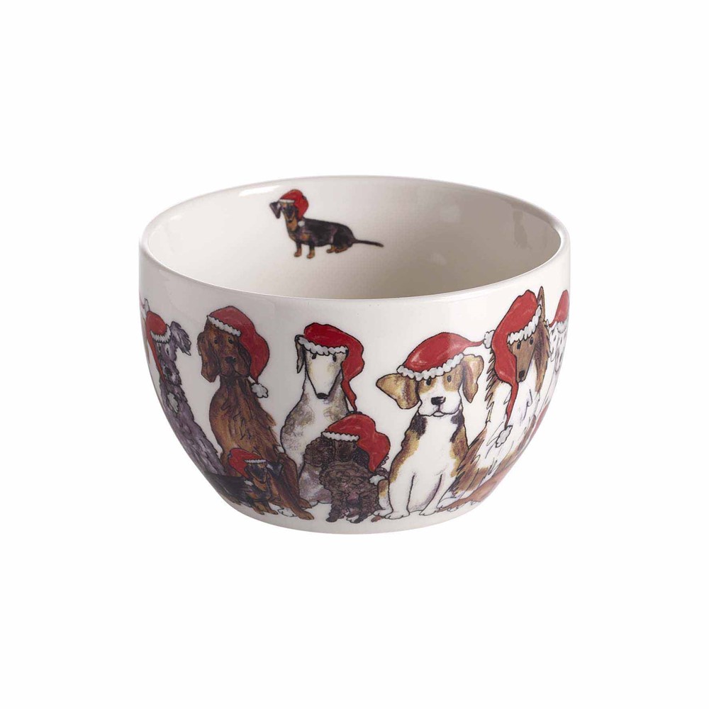 Nääsgränsgården - Bowl Santa Dogs, Ø13cm, H.8,5cm, 70cl