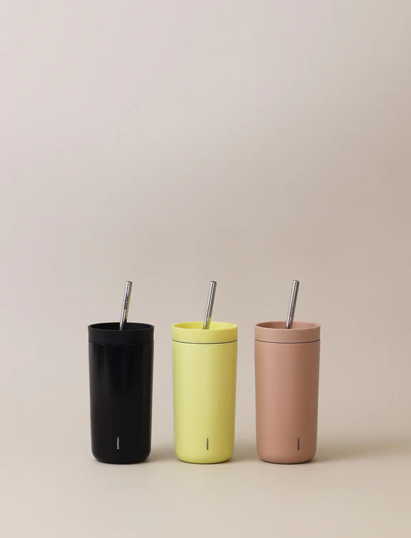 To Go Sip termokop med sugerør 0.4 l. soft black