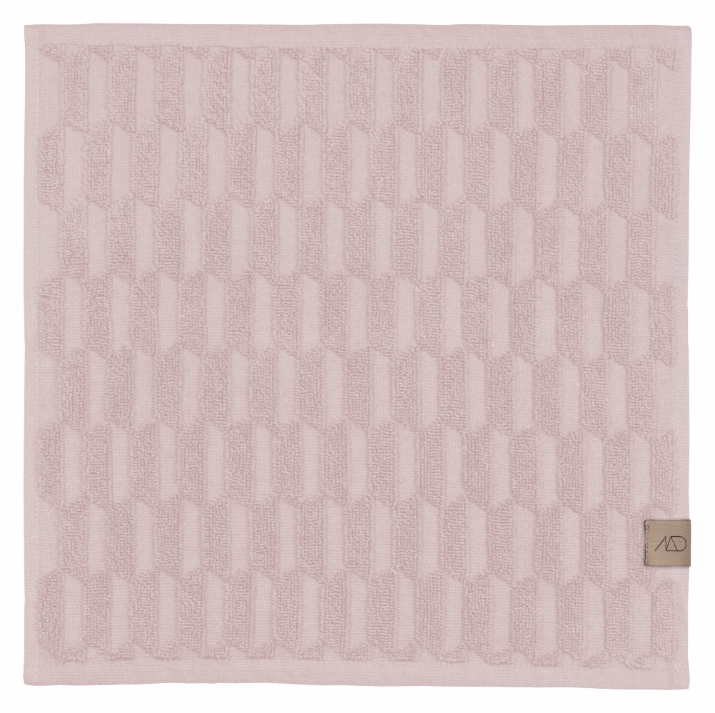 GEO Fingertip håndklæde, 30 x 30 cm, rose 3 stk.