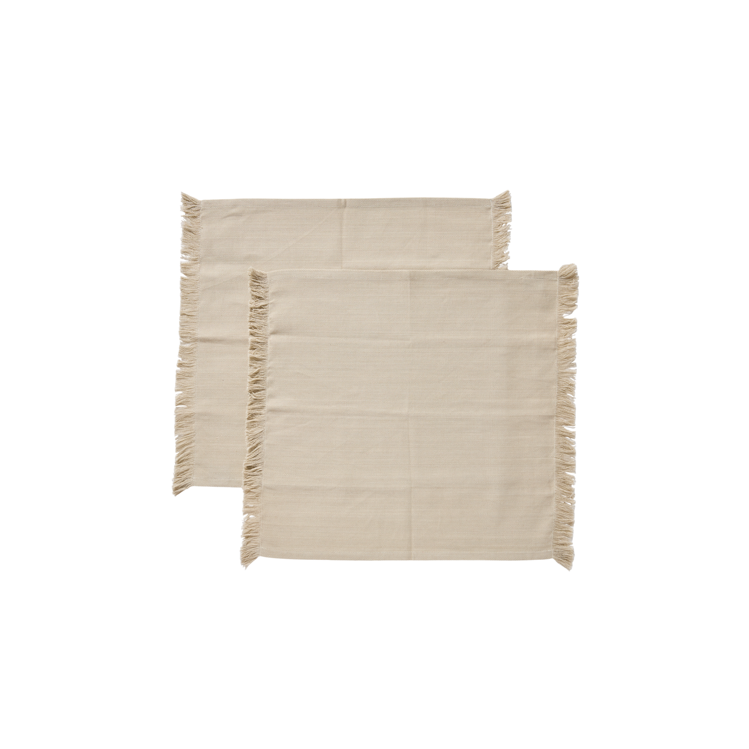 Muubs - Umami Mundserviet - S/2 - Grå/Sand, L100xD50xH1 cm