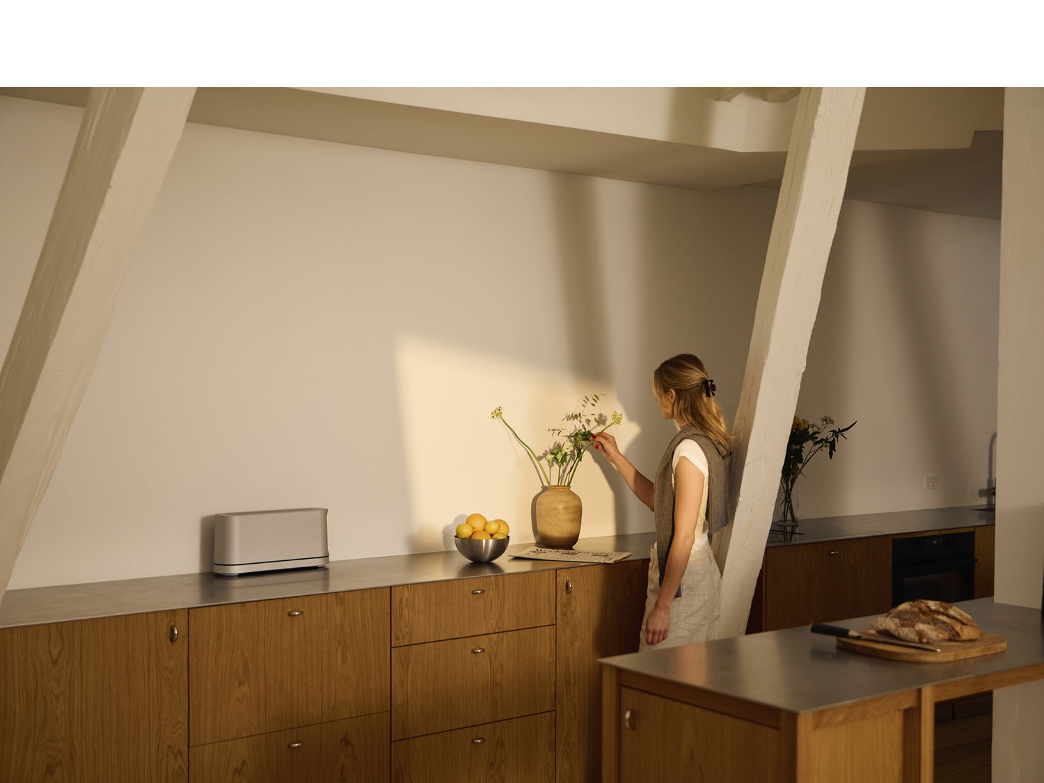 Jacob Jensen Long Slot Brødrister 41 x 11 x 19,5 cm Silver