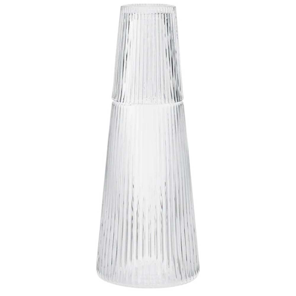 Stelton Pilastro karaffel med glas 1 l. klar Stelton Pilastro karaffel med glas 1 l. klar