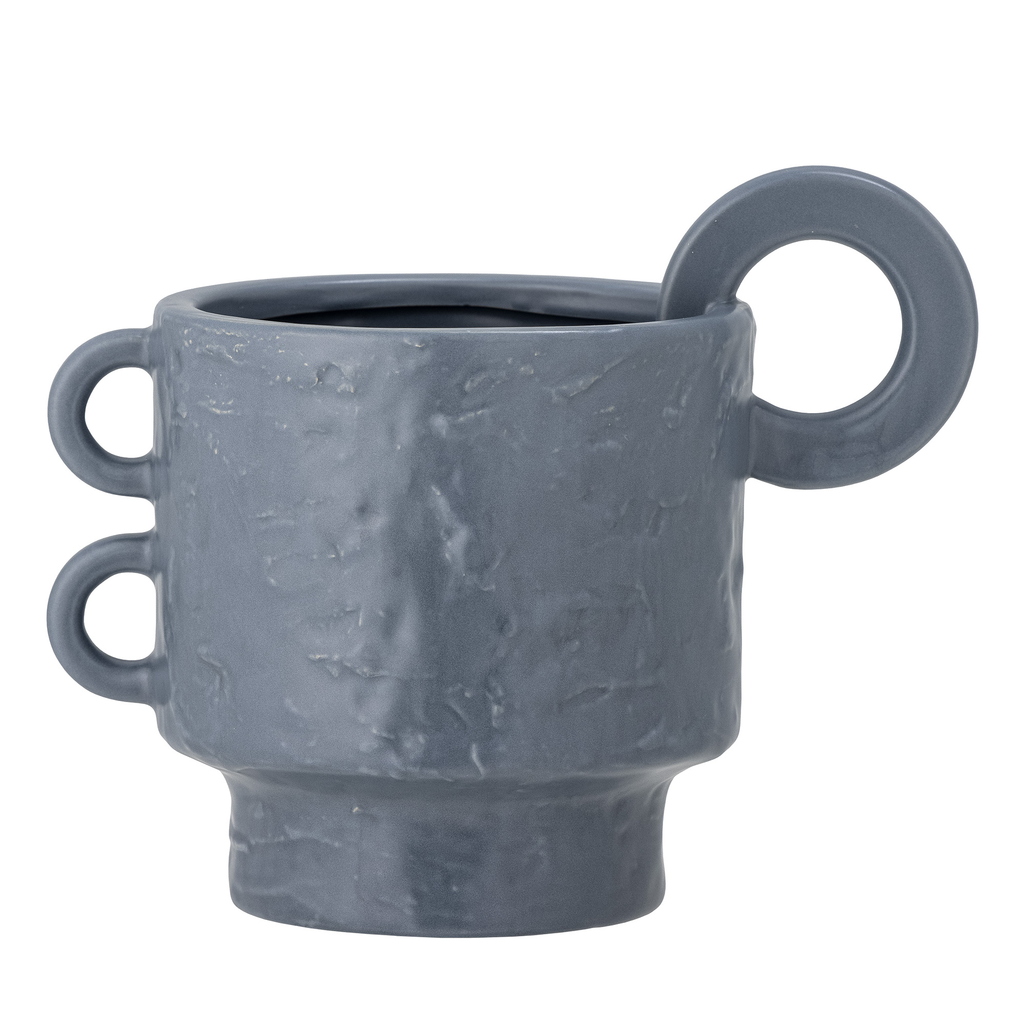 Bloomingville - Alfine Urtepotteskjuler, Blå, Stentøj