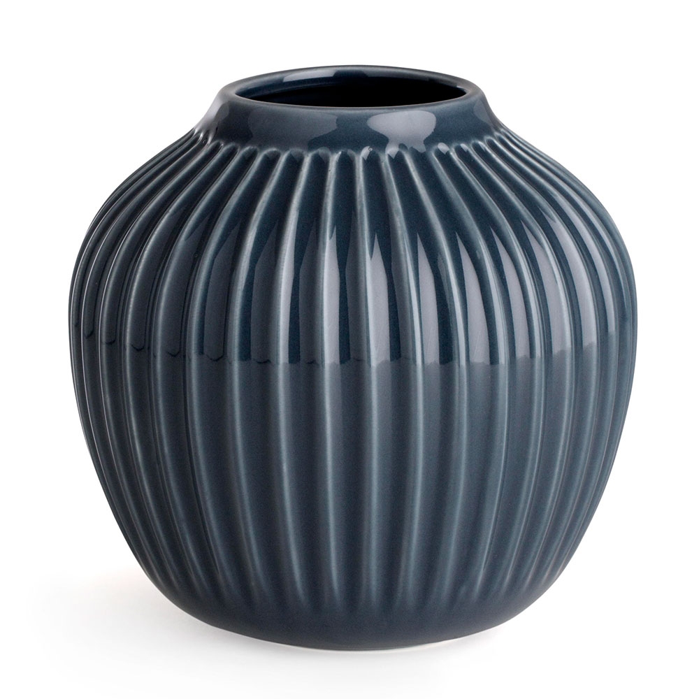 Hammershøi vase, 12,5 cm, antracitgrå