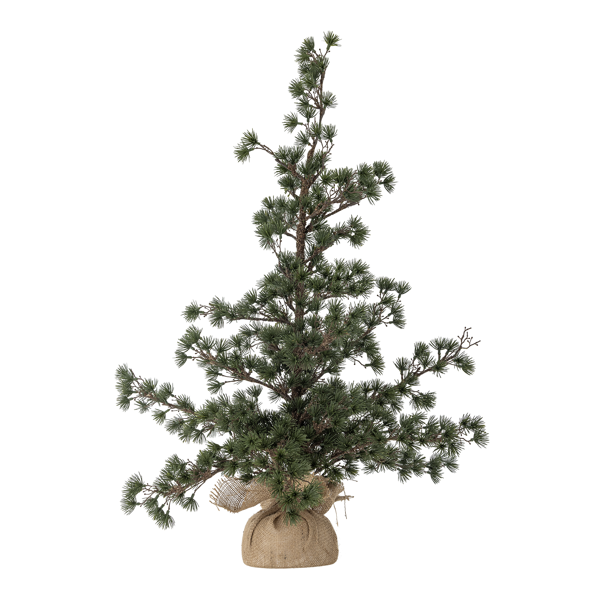 Bloomingville - Cedar Juletræ, Grøn, Kunstige Blomster, D50xH90 cm, Base D14xH8 cm