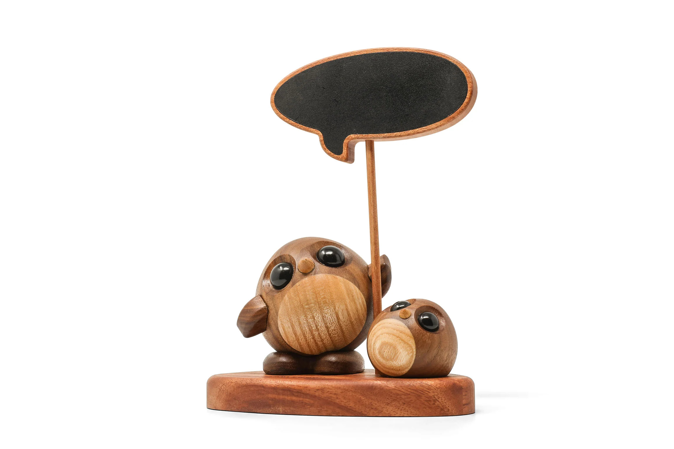 MESSAGE BOARD H16CM MED KRIDT VIETNAMESISK MAHOGNI