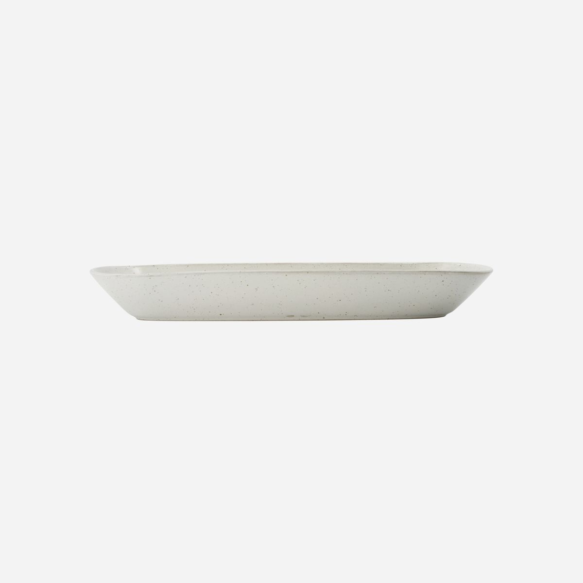 Serveringsfad, Pion, L 35 cm, grå/hvid