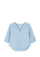 Juna - Aristo Adele shirt S/M lys blå