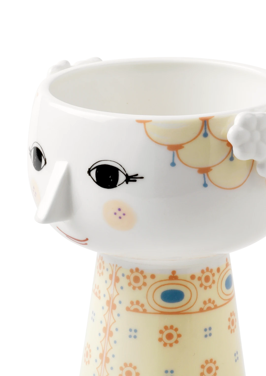 Wiinblad Eva Vase H15 cm soft yellow