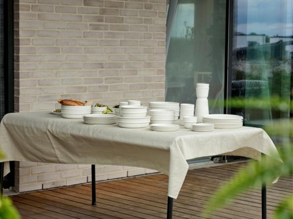 Zone Pastaskål Eau 0,9 liter 20 cm Offwhite Porcelæn