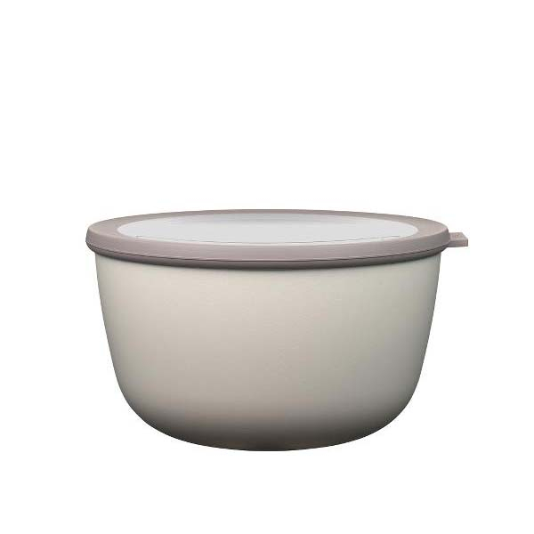 Mepal - Cirqula skål m/låg Dia. 19 x 11 cm 2000 ml Nordic white billede