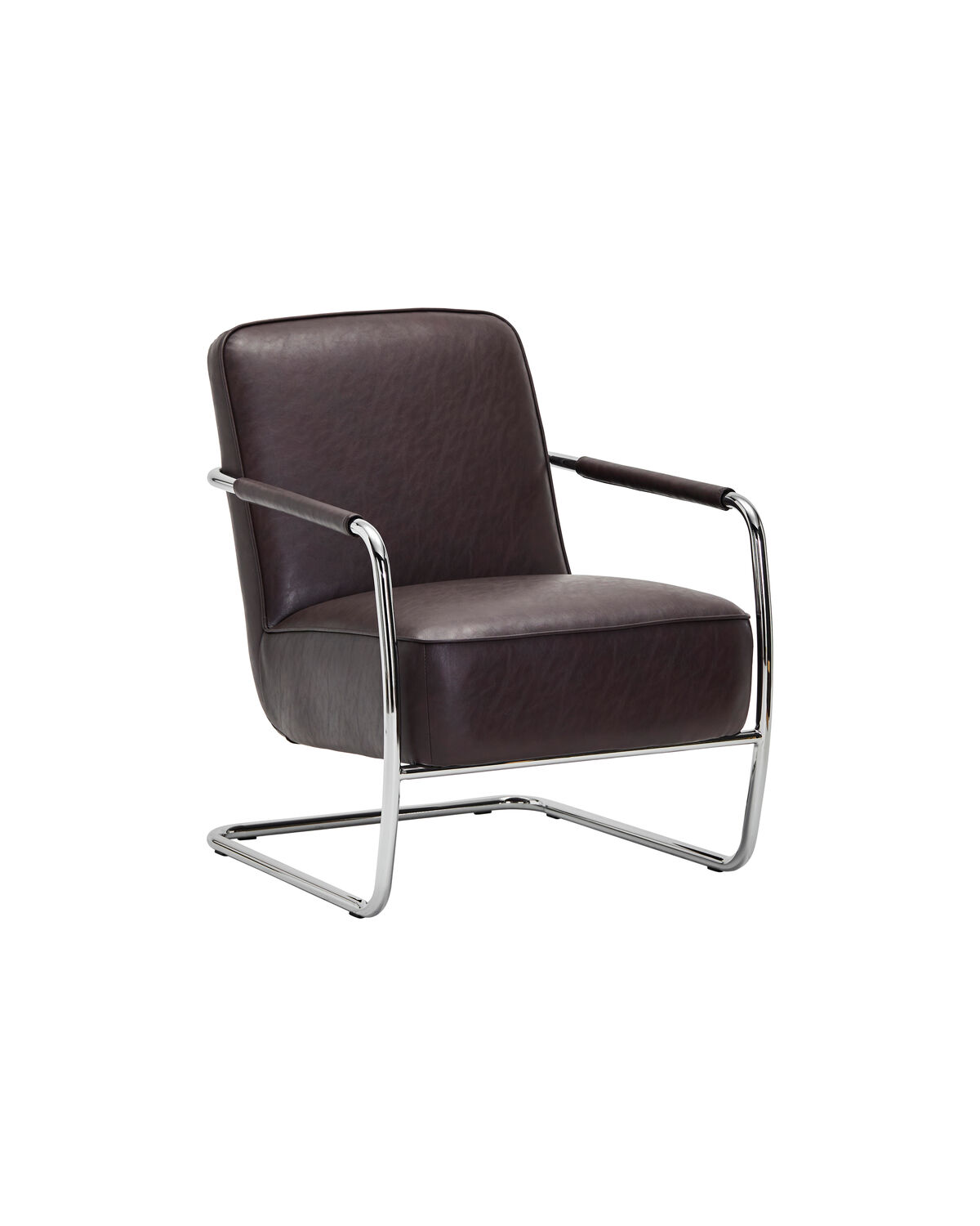House Doctor - Loungestol, Comma, Mulberry, Chrome