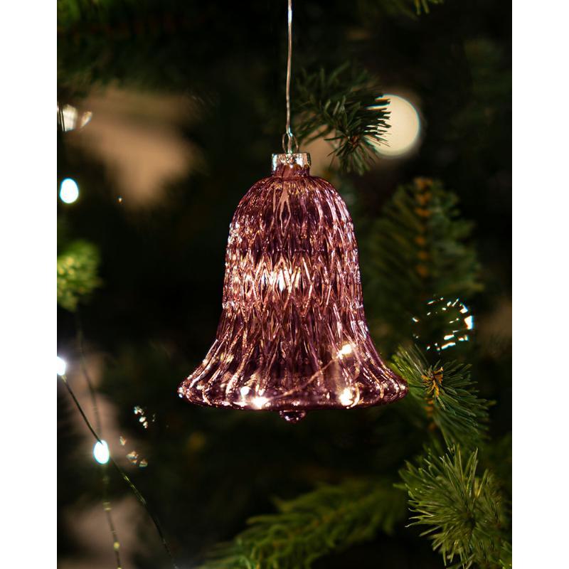 Sirius - Luna Klokke H10cm, Bordeaux