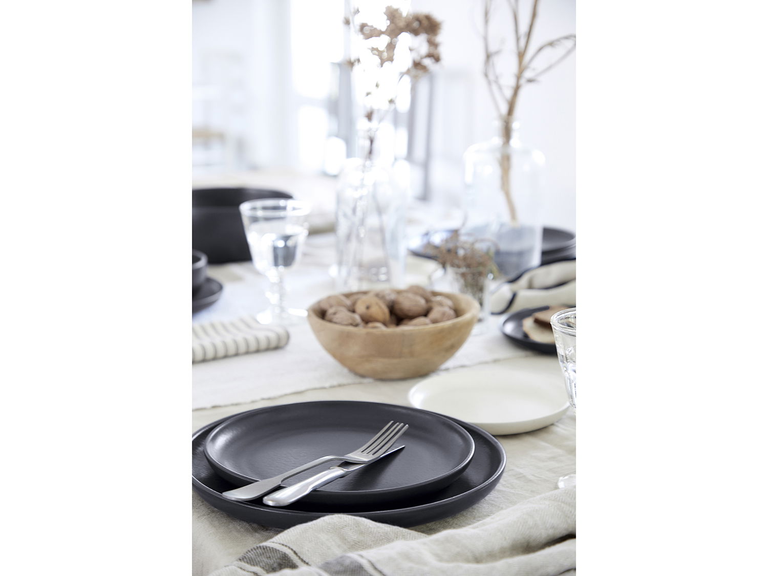 Tallerken flad Pacifica 27 cm Seed grey Keramik