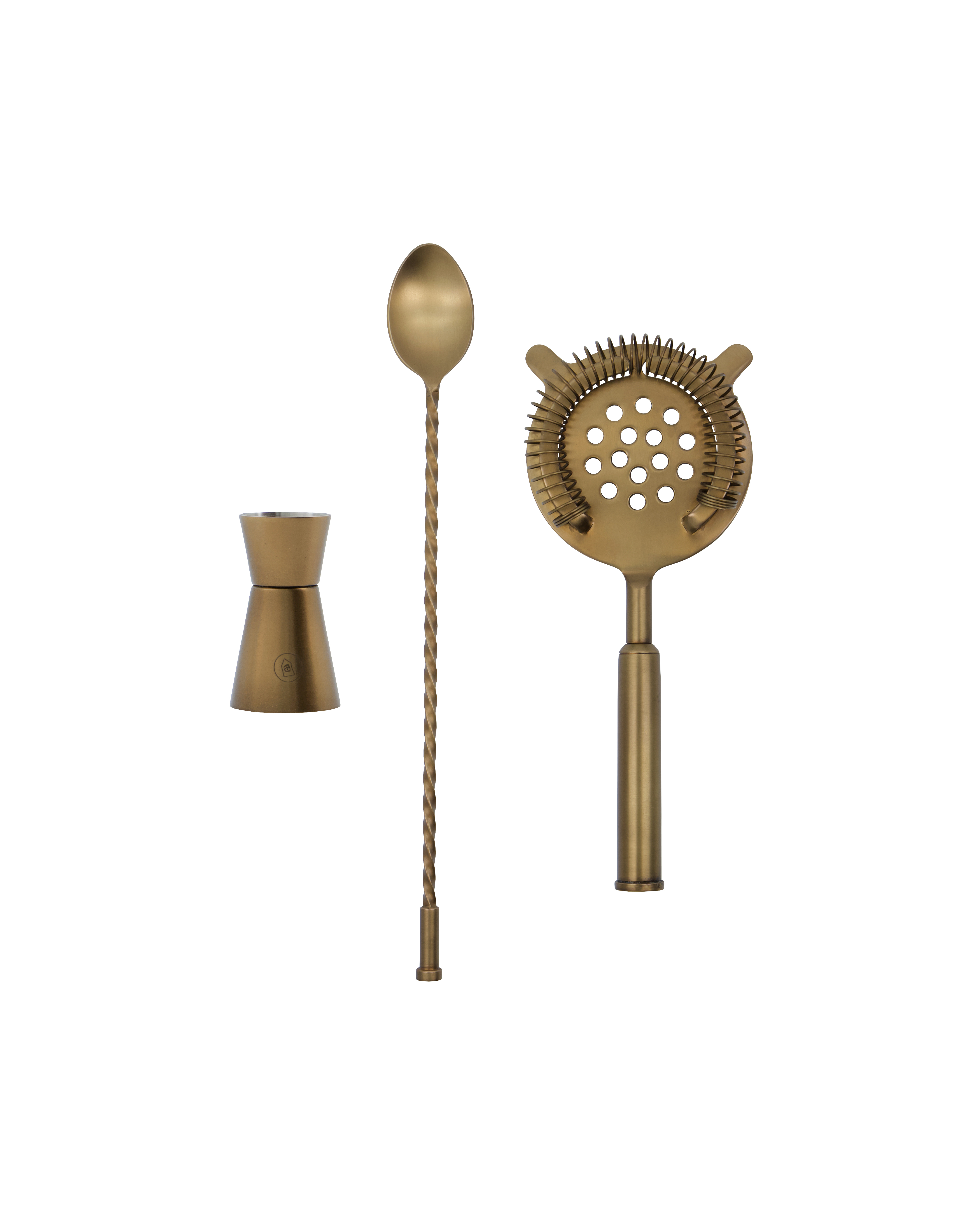 House Doctor - Bartilbehør, Baar, Antik messingfinish billede