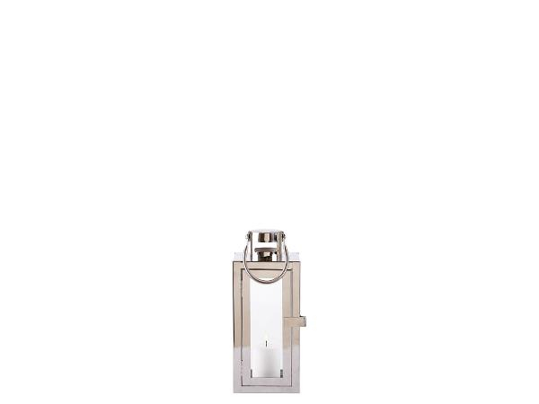 Villa Collection Lanterne 10 x 10 x 23 cm Sølv* Villa Collection Lanterne 10 x 10 x 23 cm Sølv*